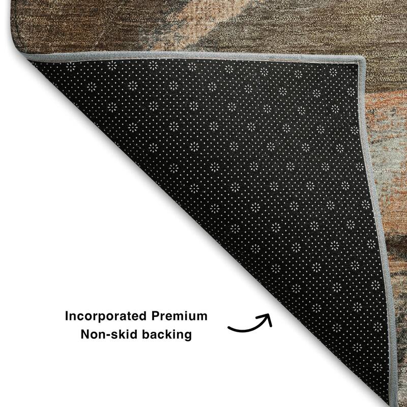 Premium Washable Super Soft Abstract Chic Mayfield Rug