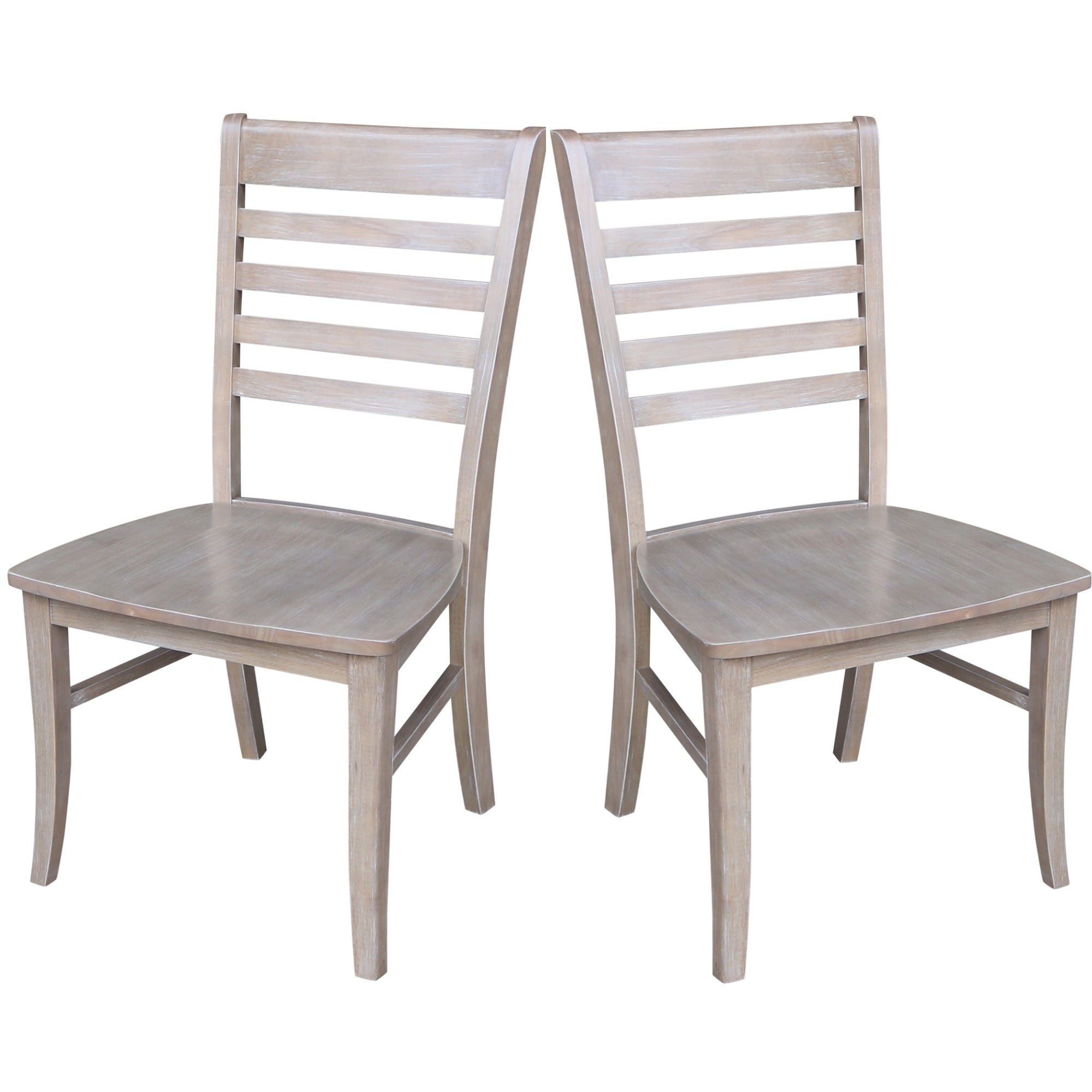 Set Of Two Taupe Upholstered Faux Leather Slat Back Dining Chairs Set Of Two Taupe Upholstered Faux Leather Slat Back Dining Chairs