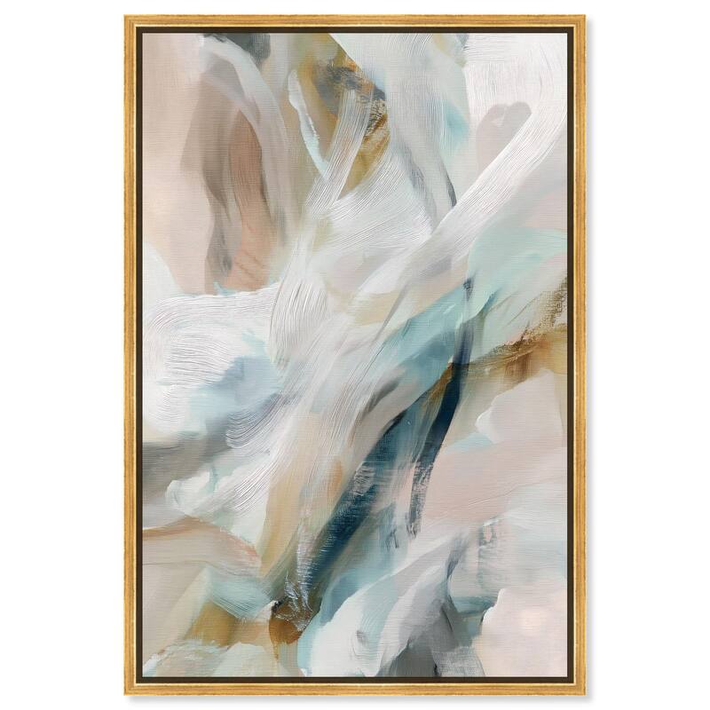 Whispering Colors I Canvas by Art Remedy - Gold - 16" x 24"