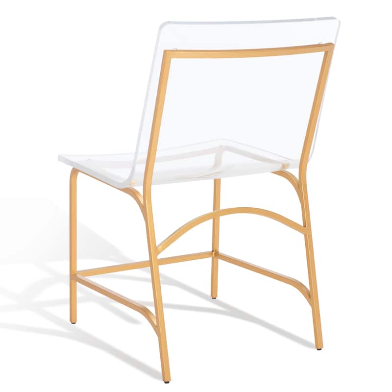 SAFAVIEH Couture Ljupka Acrylic Dining Chair (Set of 2) - 20 In W x 21.25 In D x 33.25 In H - 20"W x 21"D x 33"H