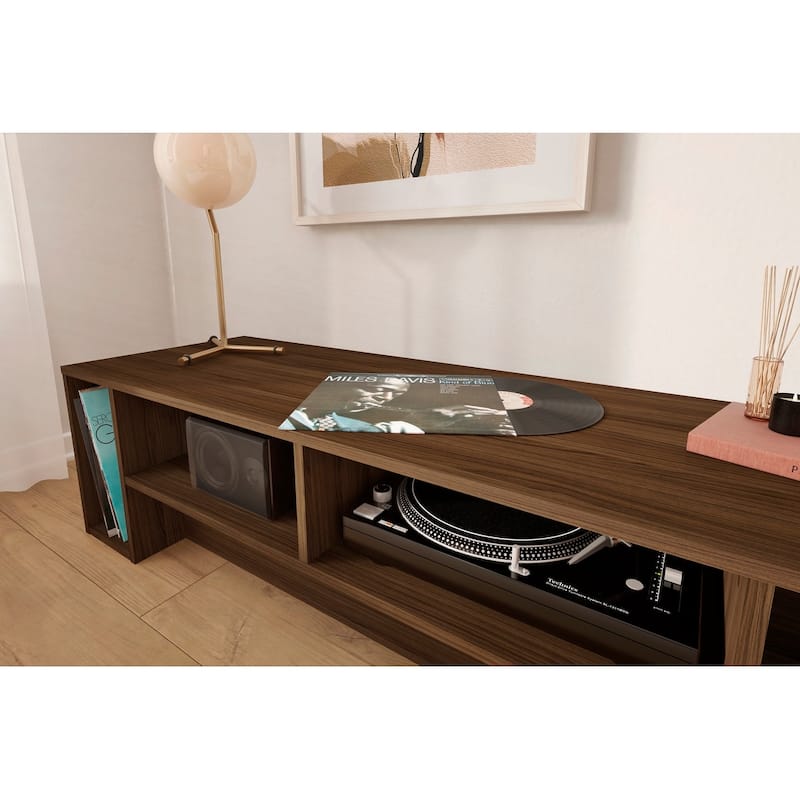 Nexera Rustik 72 inch TV Stand, Natural Maple