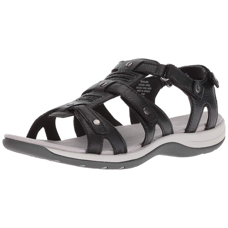 Easy Spirit Saffron Womens Sandal 11 C//D US Black