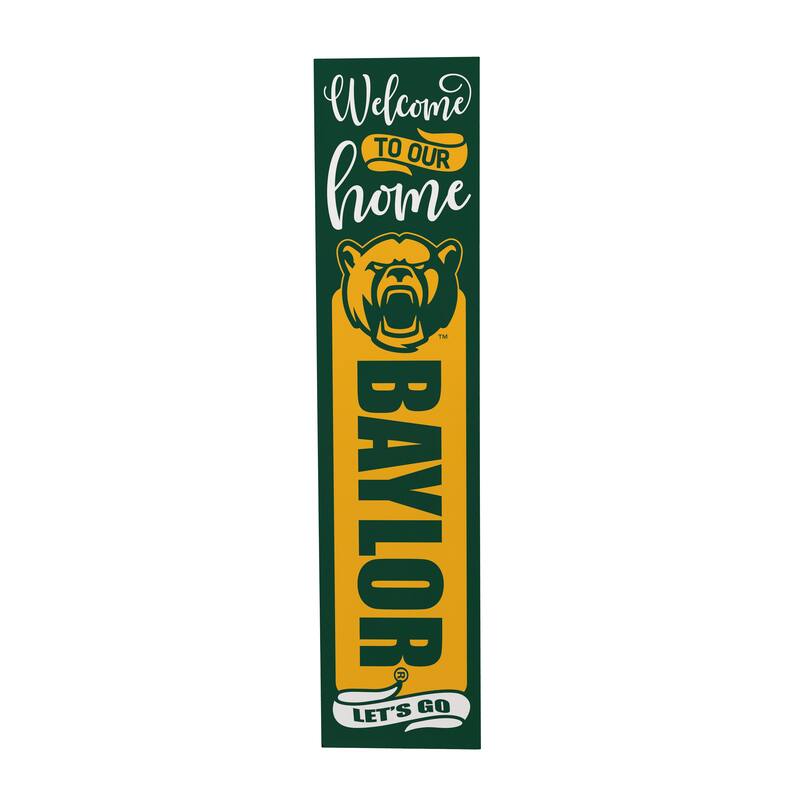 47" Double Sided Seasonal Porch Leaner, Baylor University - 47" x 11.25"