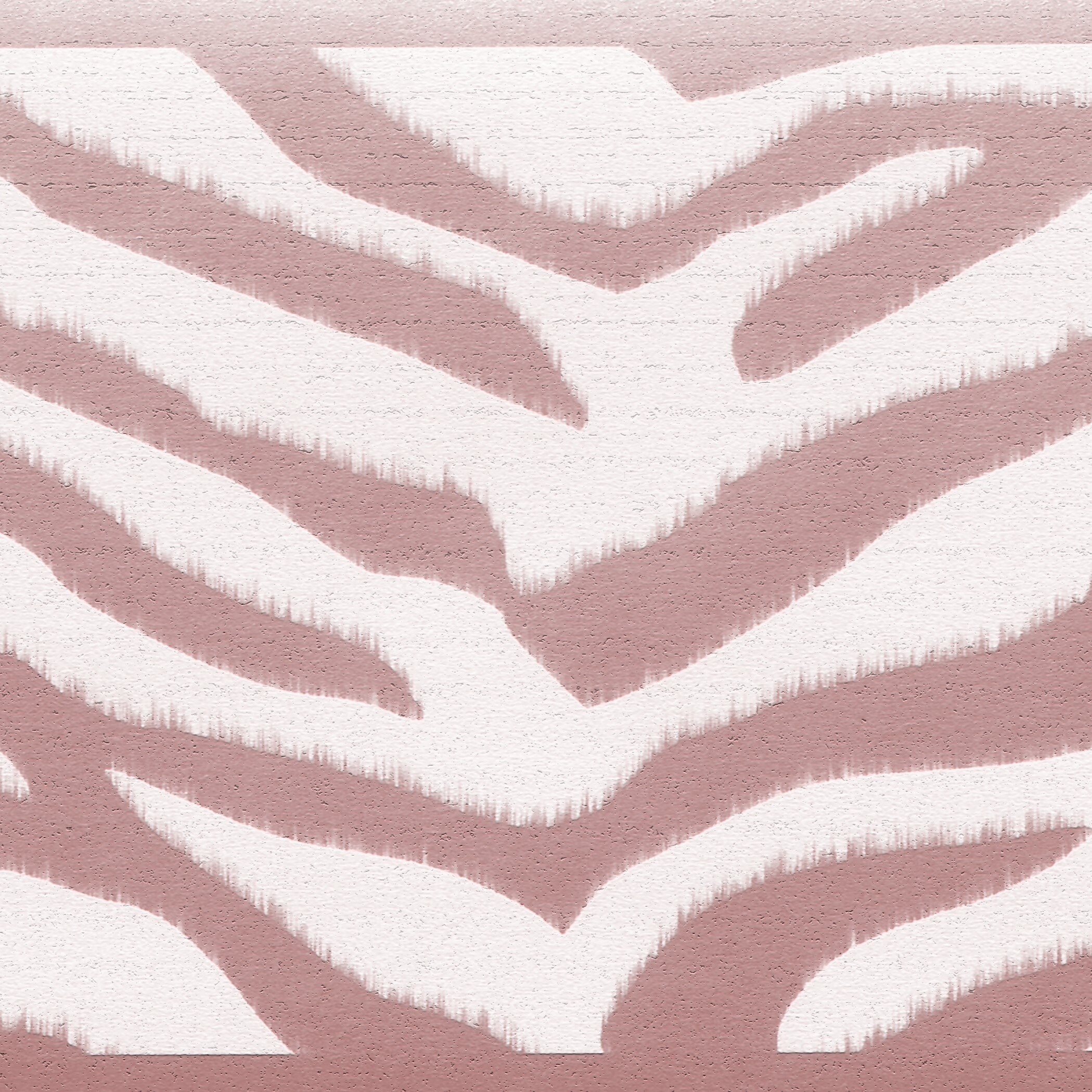 Pink, White Zebra Print Peel and Stick Wallpaper Border 15 ft X 7