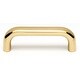 preview thumbnail 5 of 9, Alno Pulls 3 Inch Center to Center Handle Cabinet Pull Polished Brass