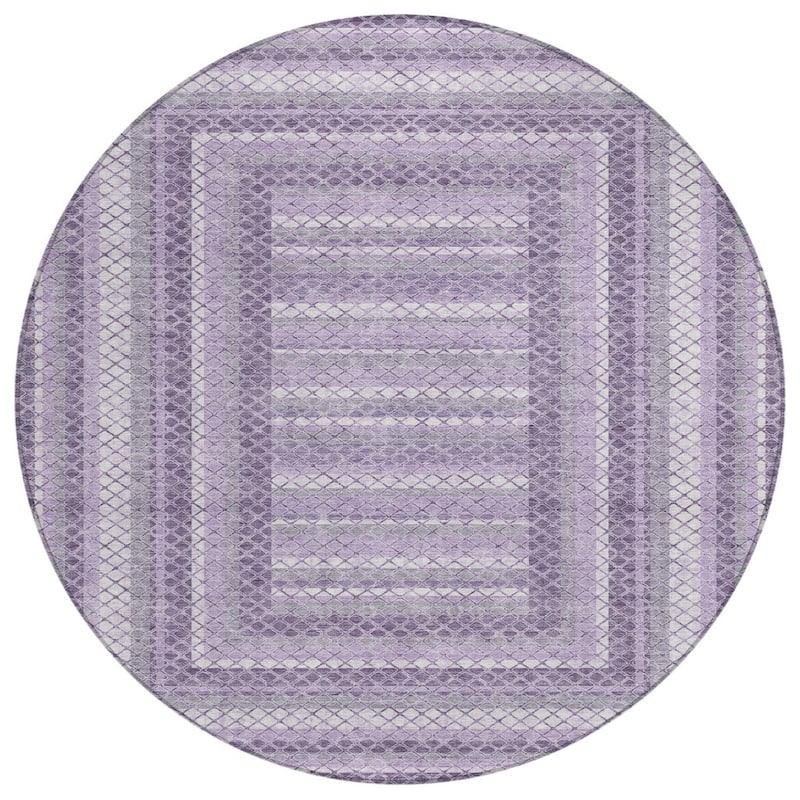 HomeRoots Geometric Transitional Rectangle Outdoor Rug