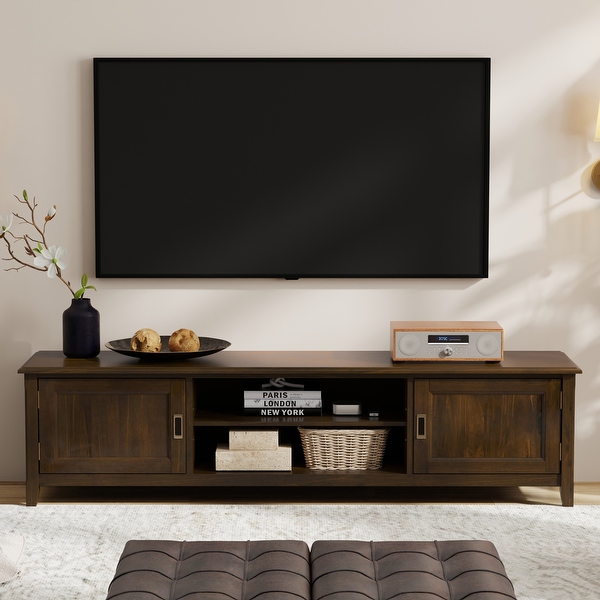 Mahogany tv table sales