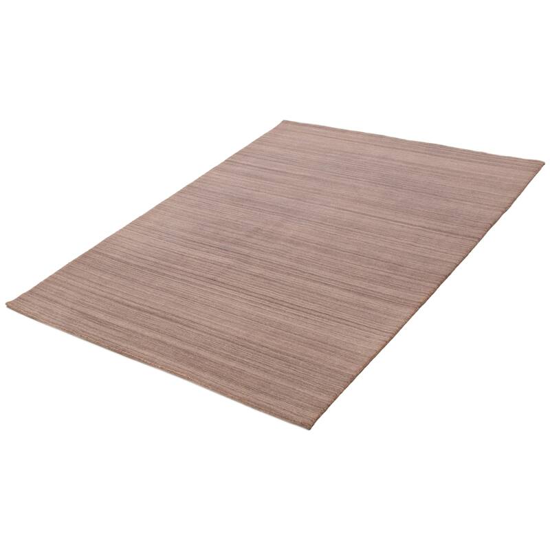 ECARPETGALLERY Hand Loomed Kashkuli Gabbeh Taupe Wool Rug - 5'9 x 8'0