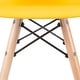 preview thumbnail 7 of 7, 2xhome Plastic Armchair With Arms Designer For Kitchen Dining Home Desk Classroom Student Child Children Yellow School