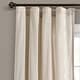 preview thumbnail 3 of 15, Lush Decor Luxury Modern Geo Linen Like Embroidery Border Window Curtain Panel Neutral