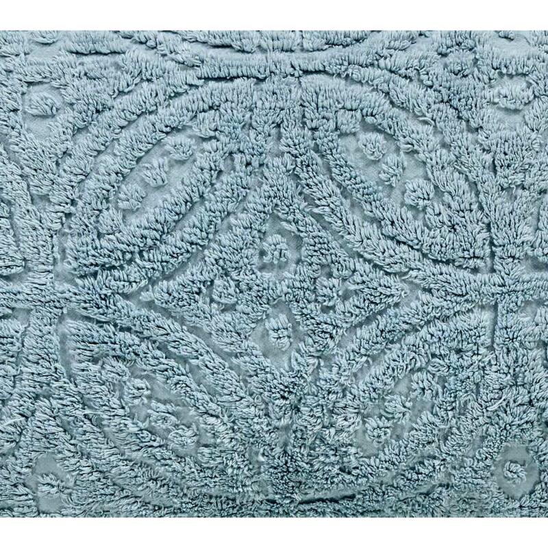 Better Trends Wedding Ring 100% Cotton Soft & Plush Chenille Tufted Bedspread - Loop Design, Machine Washable & Tumble Dry Safe