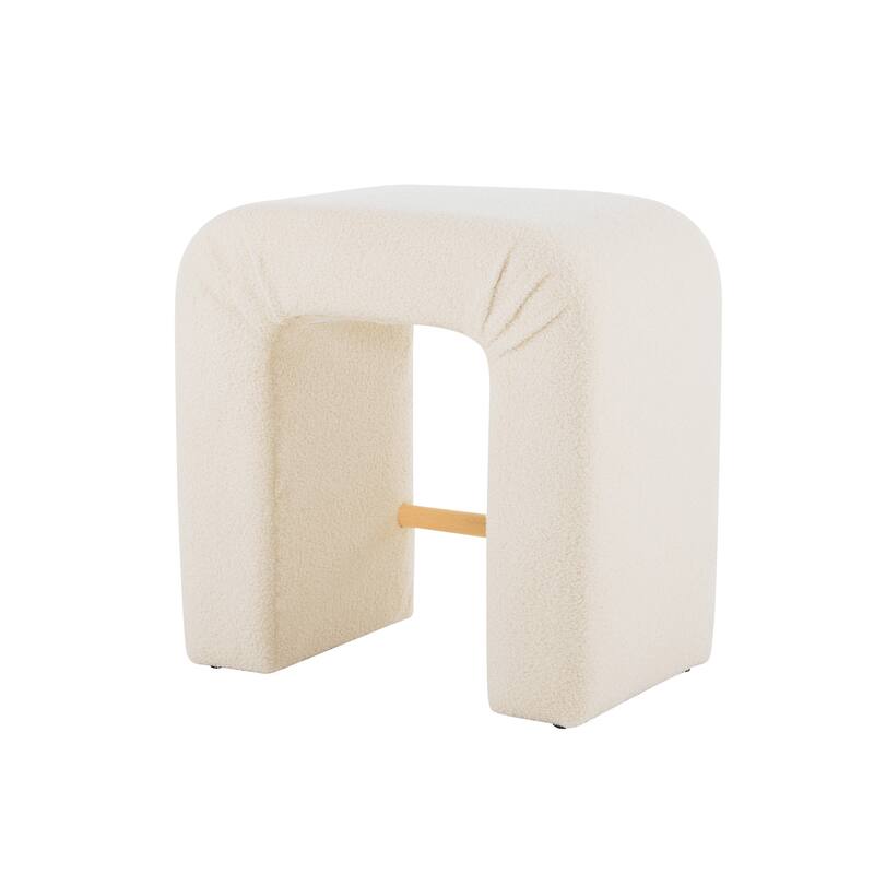 24''Boucle Stool Set Of 2