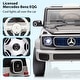 preview thumbnail 17 of 16, Baby Car, Licensed Mercedes-Benz EQG Electric Car for Kids Ages 3-5