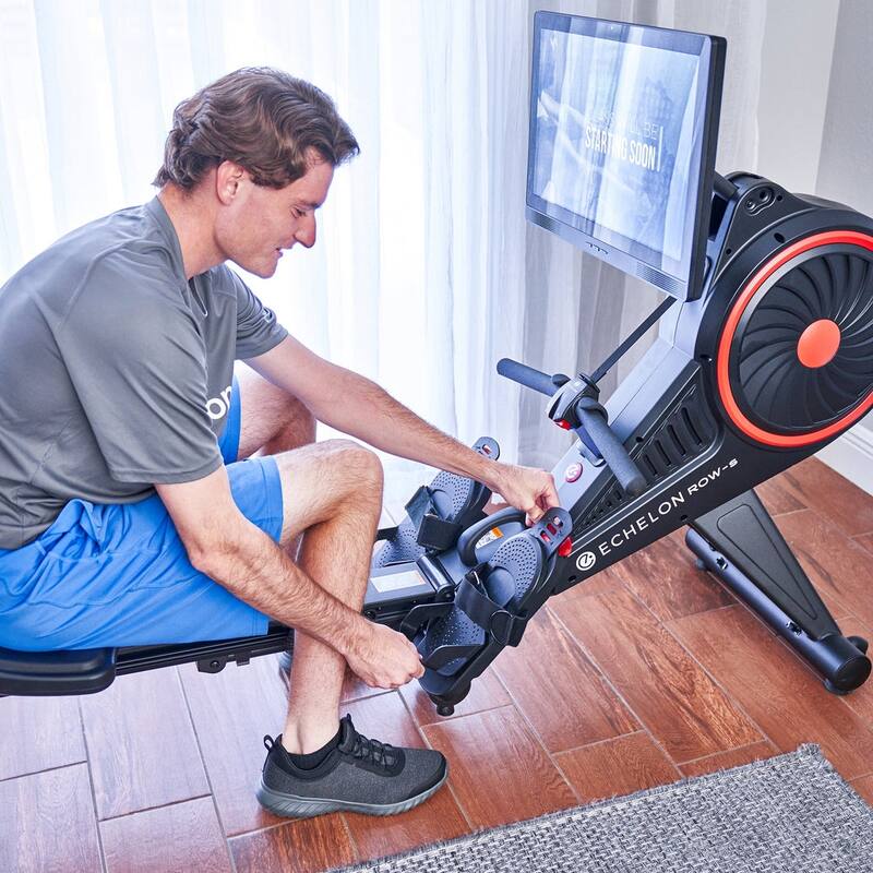 Echelon Row-S Rowing Machine with 22" HD Touchscreen and 30-Day Free Membership