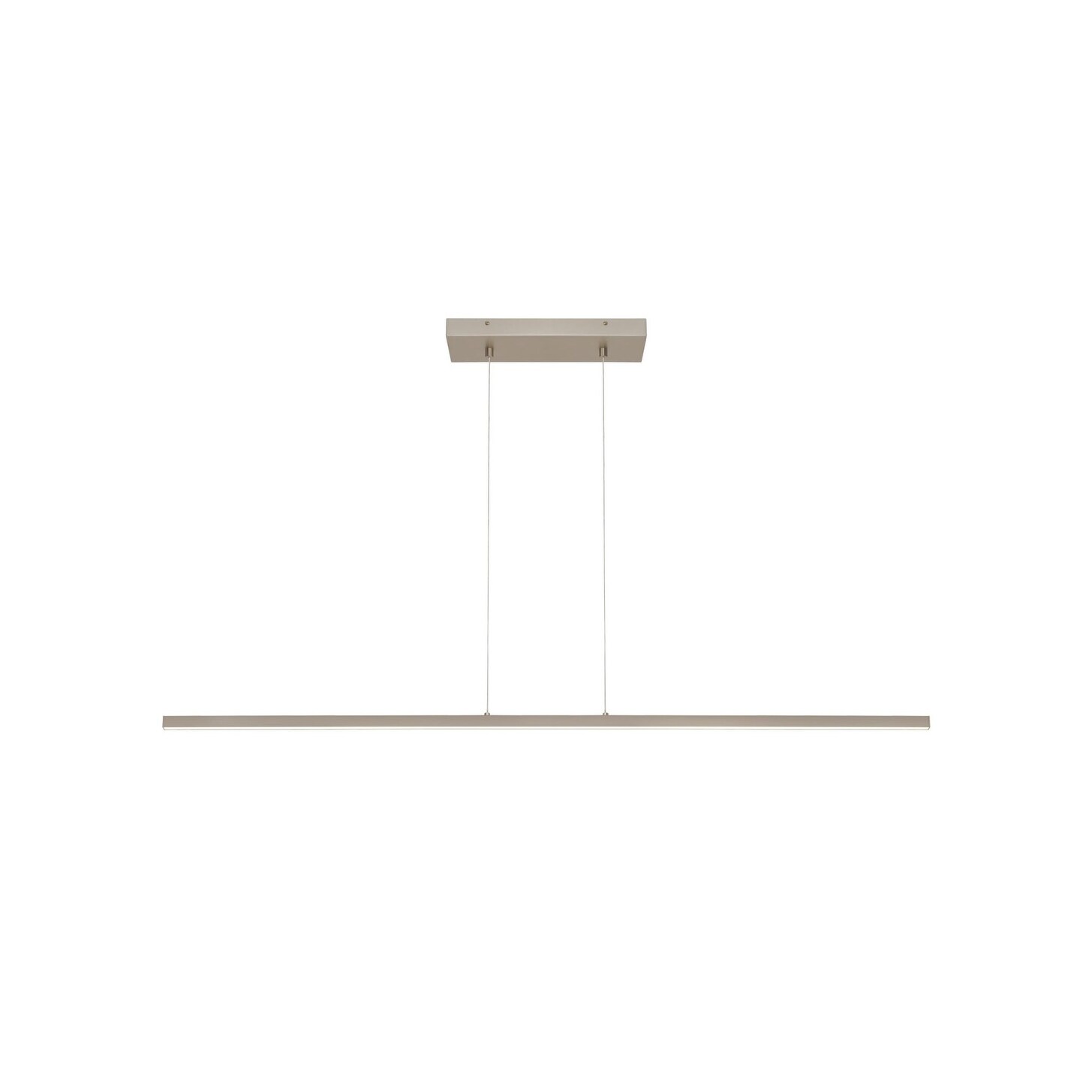 Tech Lighting 700LSESN1-LED930  Essence 48" Wide 3000K LED Linear Chandelier with Acrylic Diffuser - (Satin Nickel) - Chandeliers For Bedrooms by Overstock.com