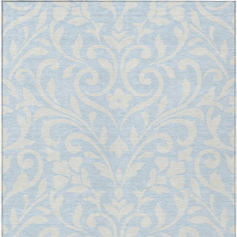 HomeRoots Floral Transitional Rectangle Outdoor Rug