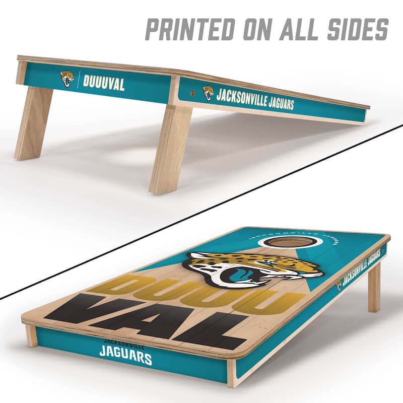 Jacksonville Jaguars NFL 2x4 Professional Cornhole Board Set