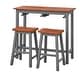 preview thumbnail 5 of 7, Simple Living Townsend 3-Piece Counter Height Table and Stool Set