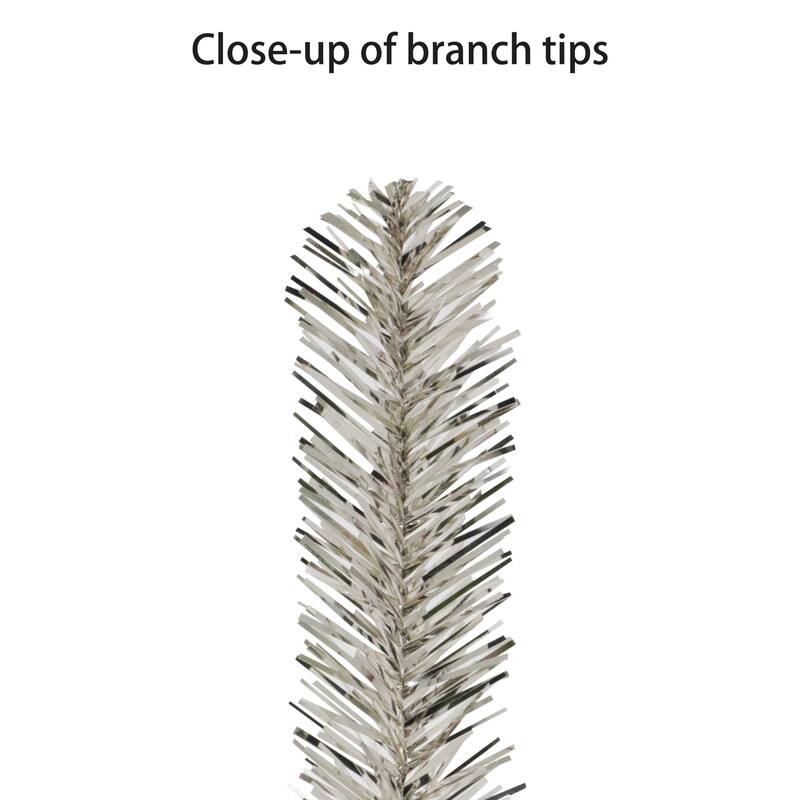 Puleo International 4.5' Pre-Lit Rose Gold Artificial Christmas Tree with 150 Warm White LED Lights - 4.5