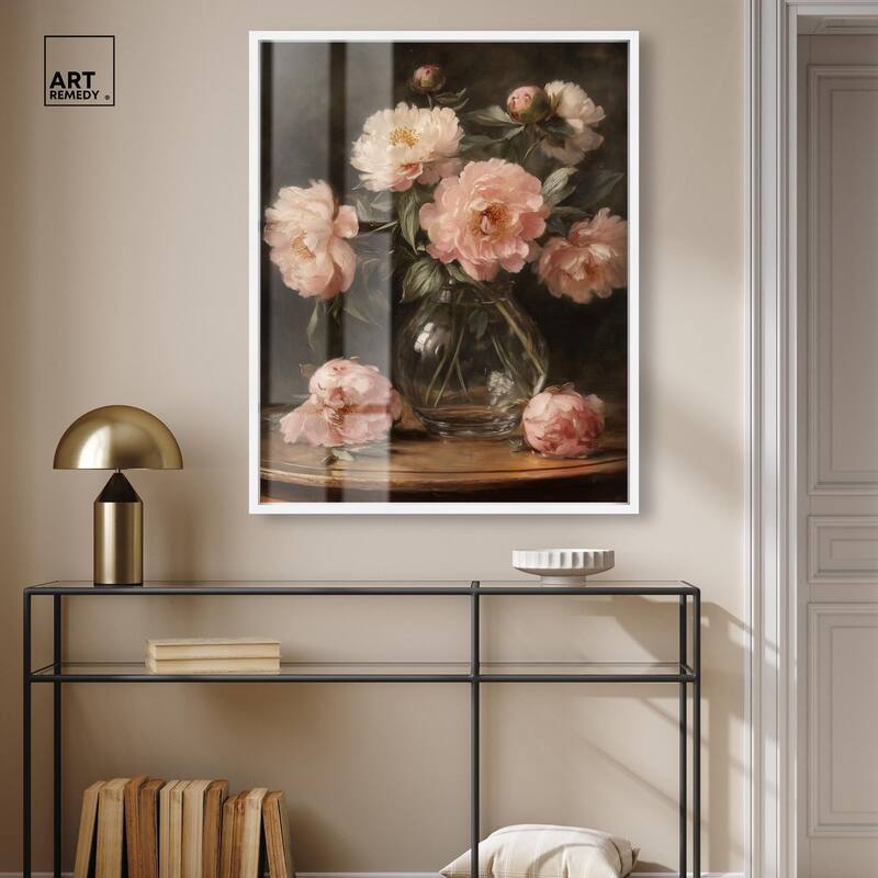 Vintage Velvet Vase Shadowbox by Art Remedy