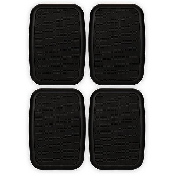 Theater Solutions TS525ODB Indoor / Outdoor Speakers Mountable Black 2 Pair Pack