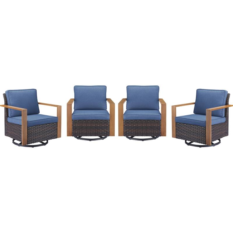 Pocassy Outdoor Patio Chairs Set for Garden Yards