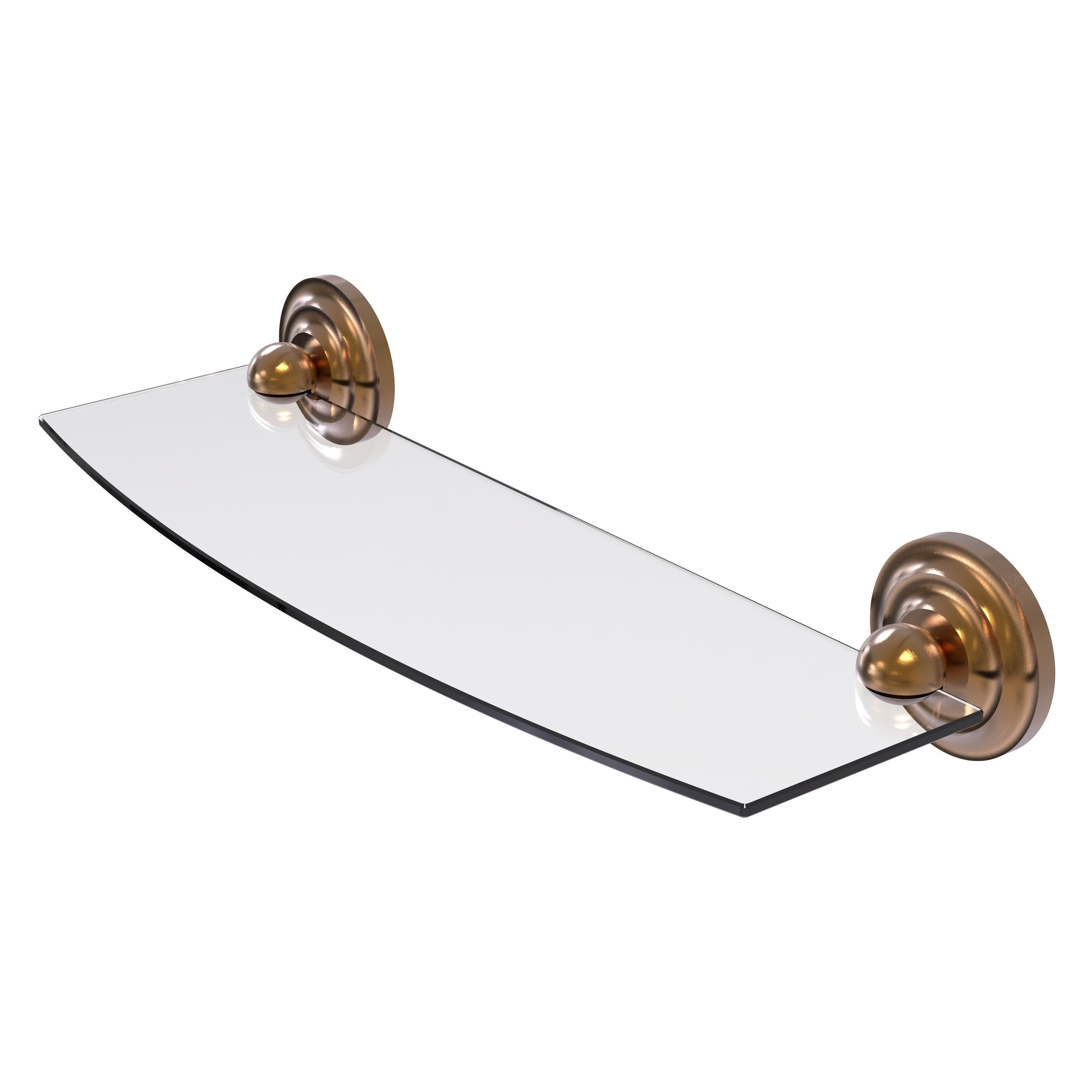 Allied Brass Prestige Que New Collection 18 Inch Glass Shelf