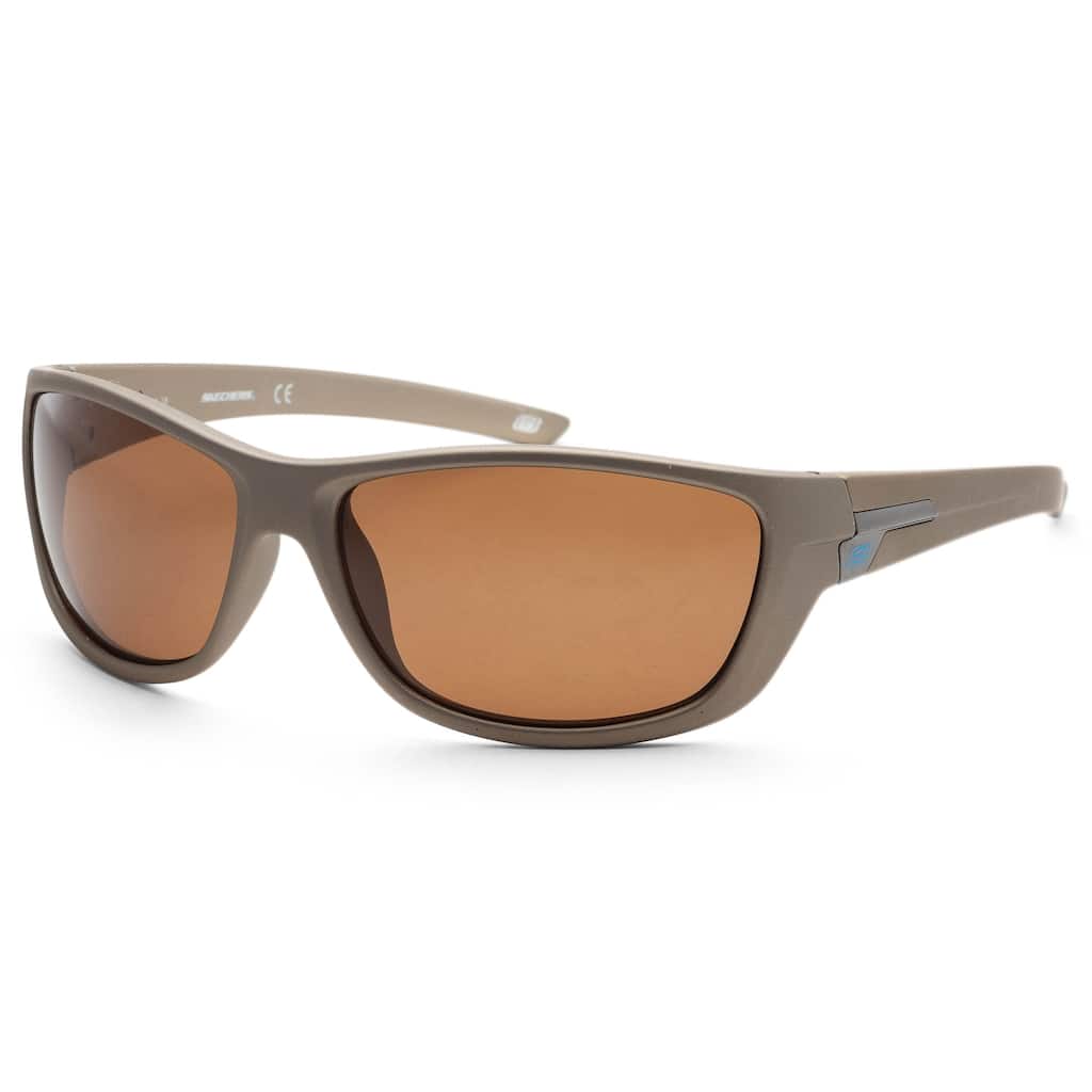 Skechers Men's 63mm Matte Gold Sunglasses