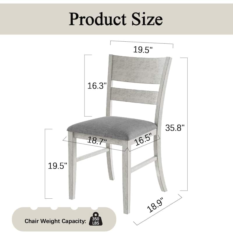Javlergo Round Dining Table and Chairs Set for 4-8,Modern Kitchen Round Dining Table Set with Removable Leaves Space Saving