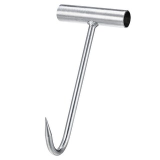 12(300mm) T-Handle Meat Boning Hook, Galvanized T Hooks for Butcher -  Silver Tone - Bed Bath & Beyond - 36535402