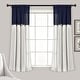 preview thumbnail 45 of 152, Lush Decor Linen Button Single Panel Window Curtain