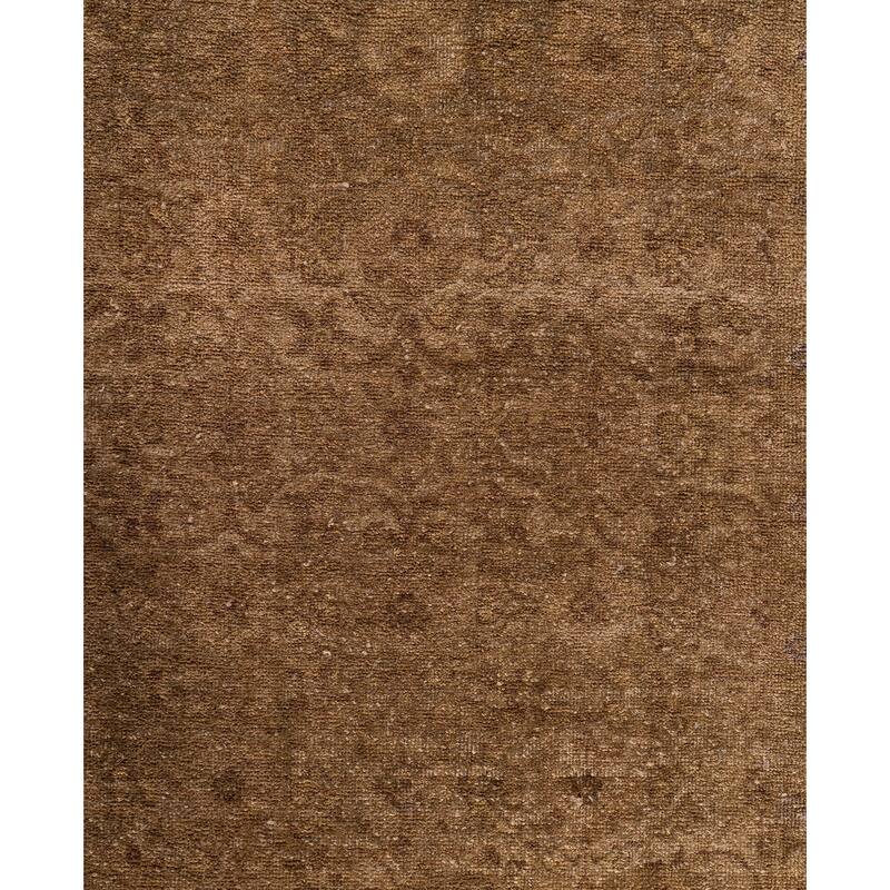 Overdyed One-of-a-Kind Hand-Knotted Runner Rug - Beige - 2' 8" x 21' 4"