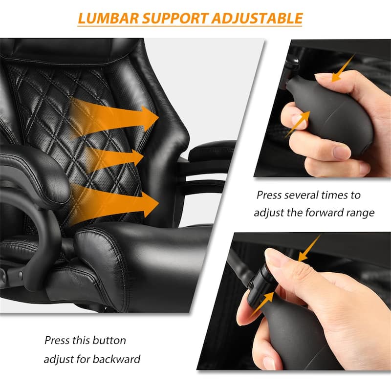 500lbs Capacity Big and Tall Office Chair for Heavy People