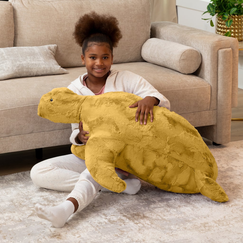 Raven-Symone Shelly the Turtle Sea Buddy Large Kids Stuffed Animal Bean Bag and Pouf