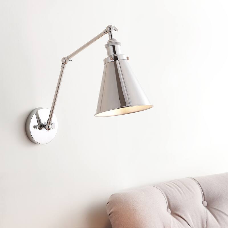 Rover 7" Adjustable Arm Metal LED Wall Sconce by JONATHAN Y