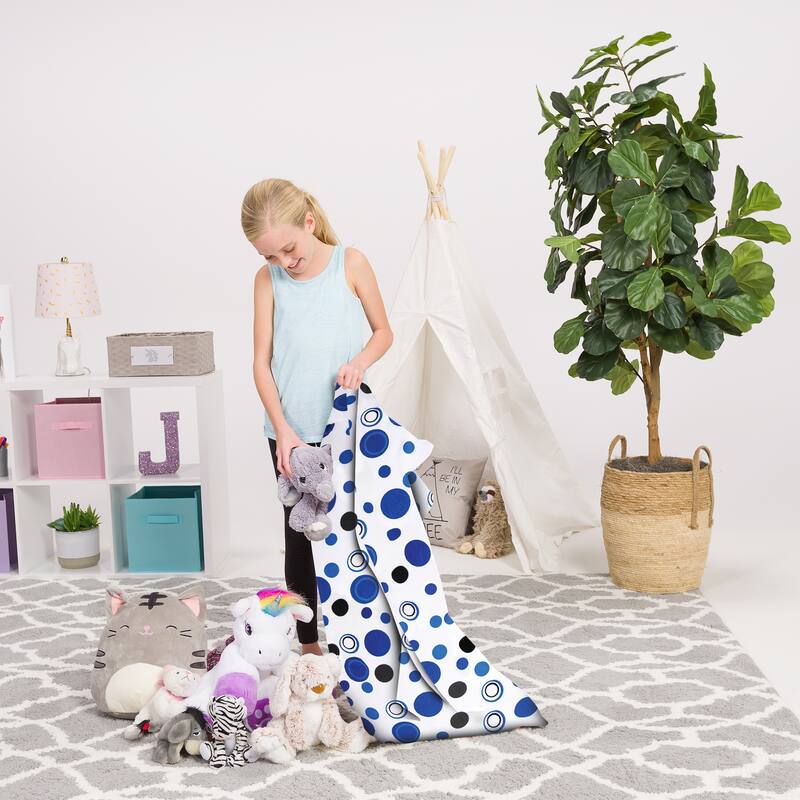 Stuffie Animal Storage Bean Bag Chair Cover, Room Organizer
