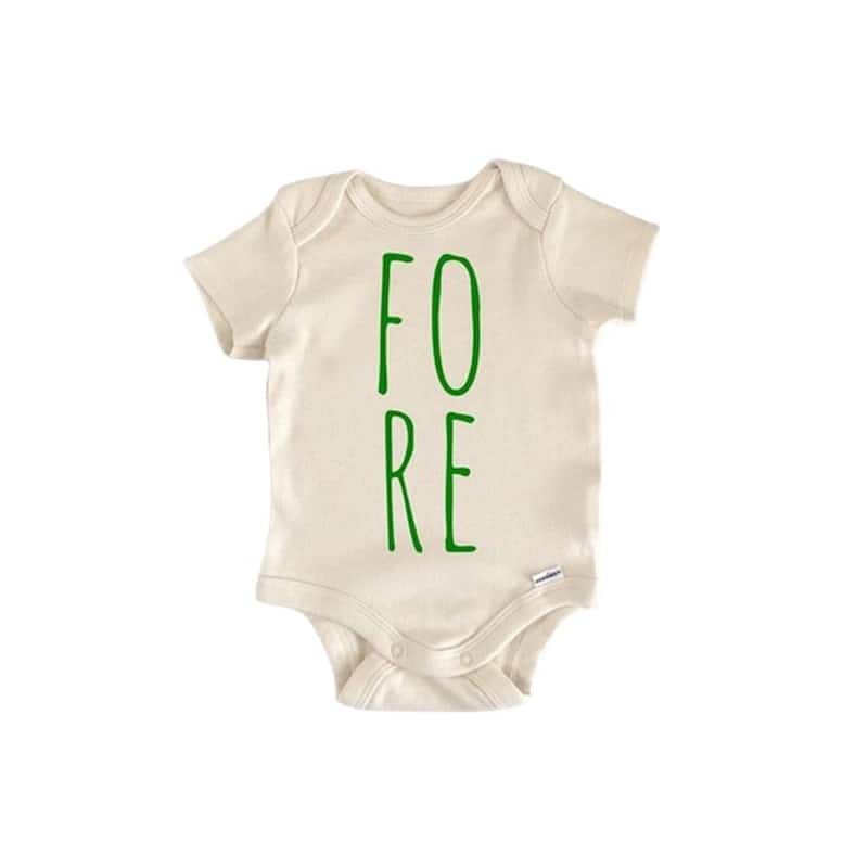 Golf Fore - Baby Boy Girl Clothes Infant Bodysuit Funny Cute Newborn