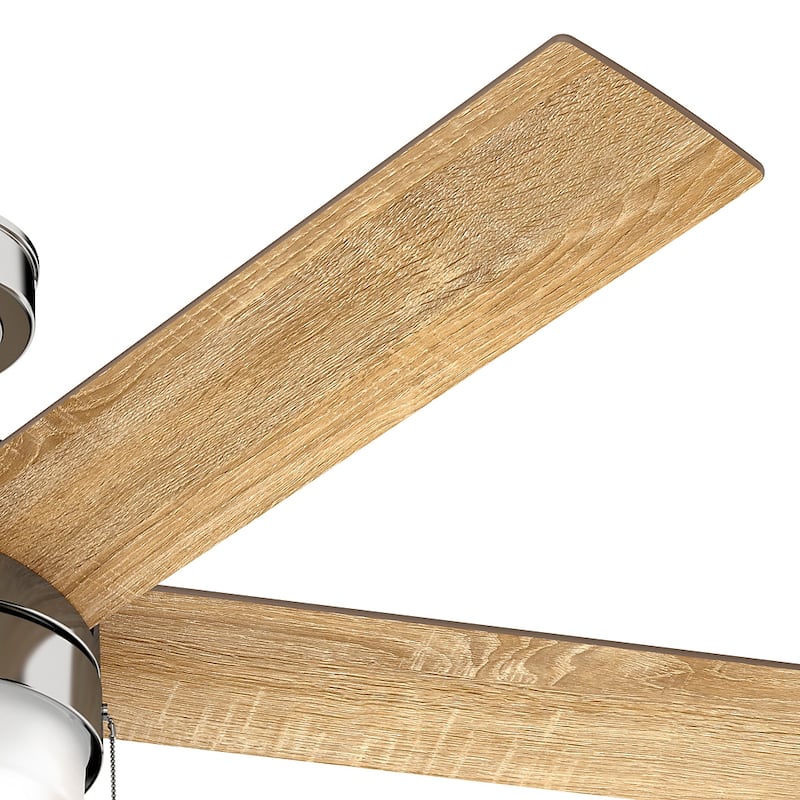 Hunter 52" Claudette Ceiling Fan with LED Light Kit and Pull Chain