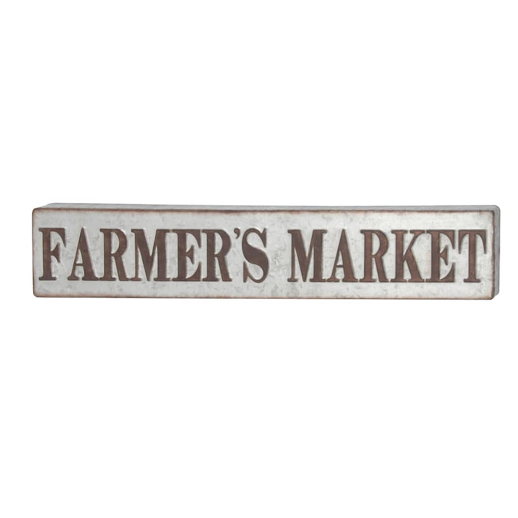 Metal Sign Wall Decor - Roche River Decor
