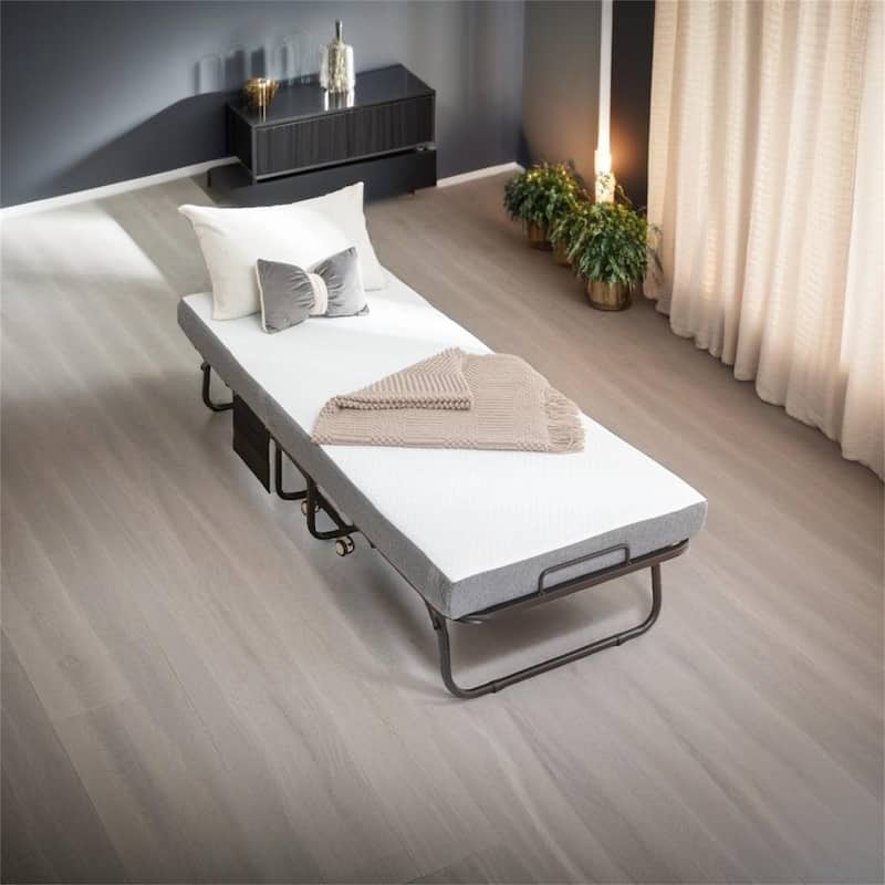 Folding Bed Cot with Mattress for Adult