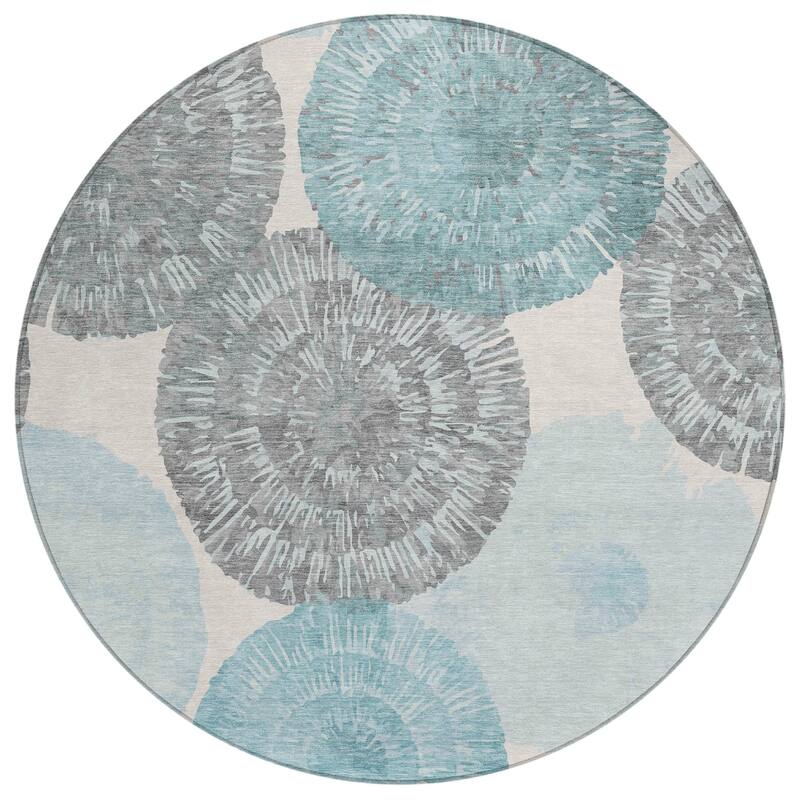 Machine Washable Indoor/ Outdoor Contemporary Devaughn Chantille Rug