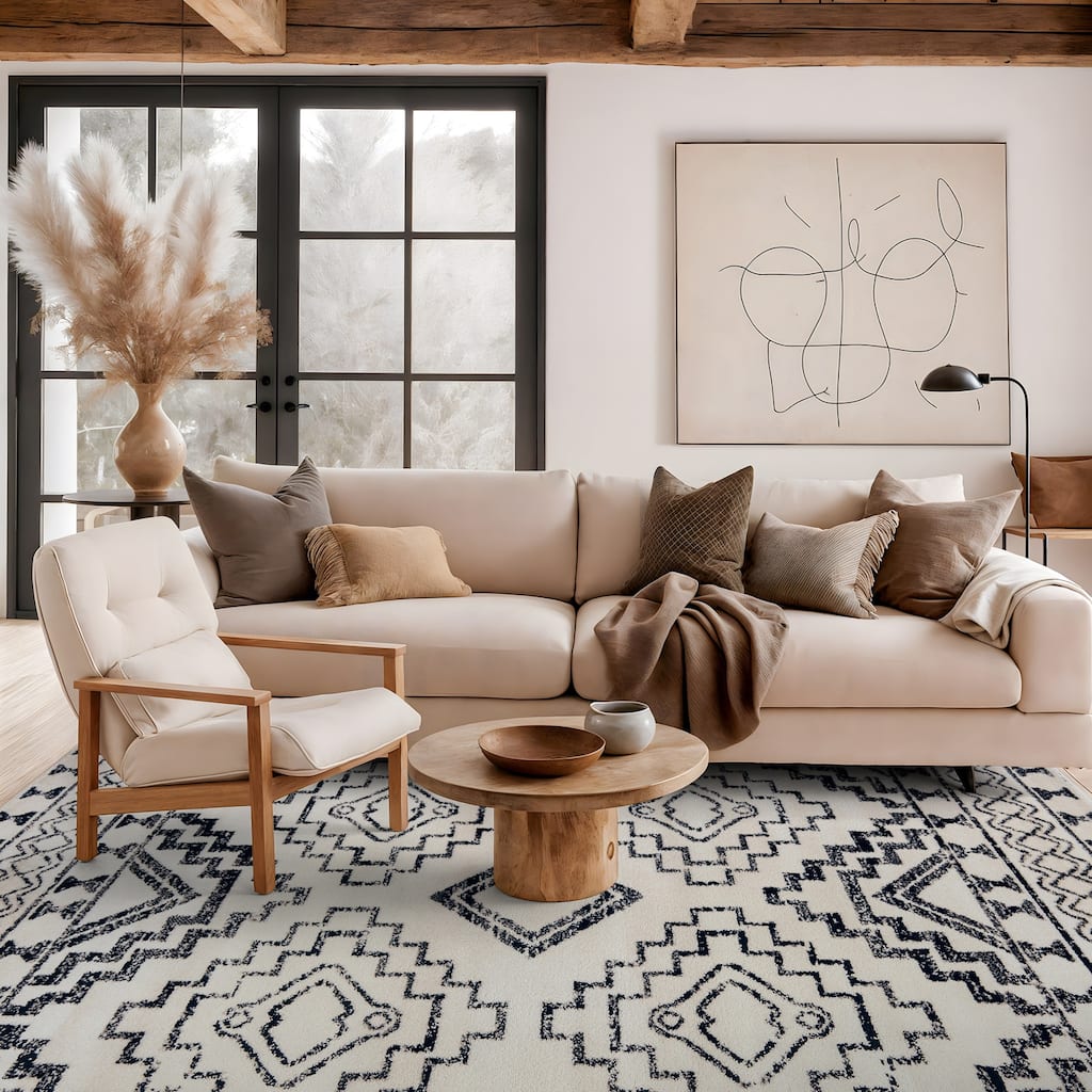 World Rug Gallery Transitional Bohemian Area Rug