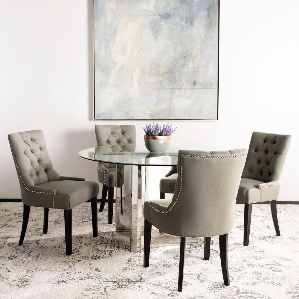 SAFAVIEH Loren Dining Chair (Set of 2) - 24"W x 25"D x 39"H