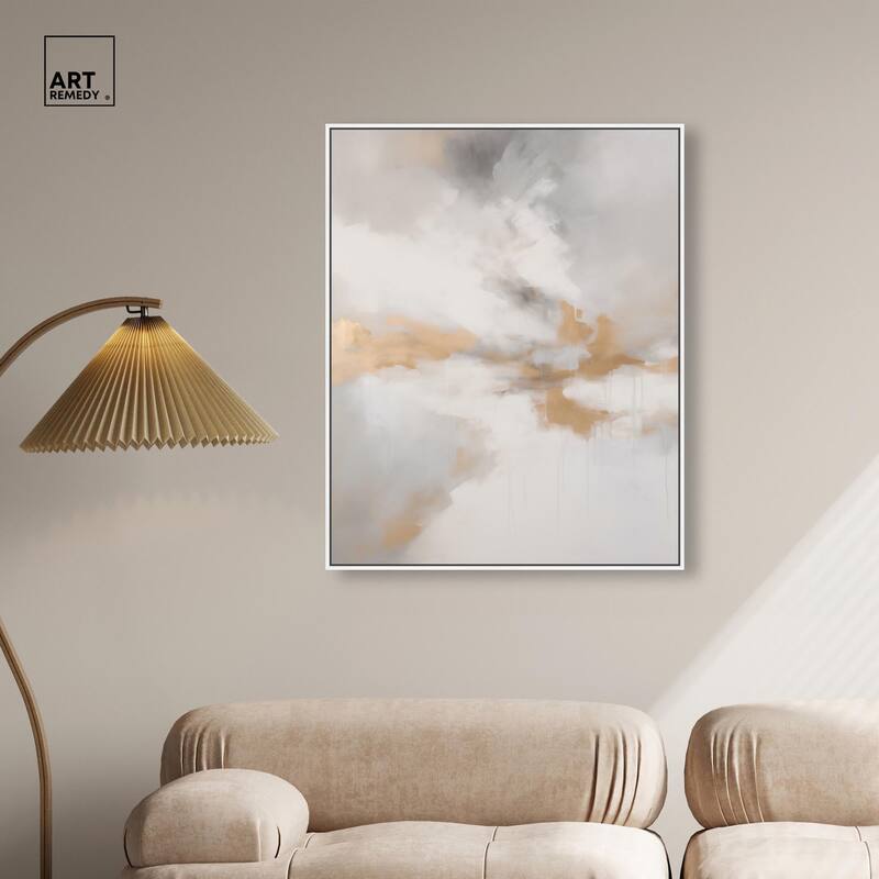 Fleeting Gold I Canvas by Art Remedy