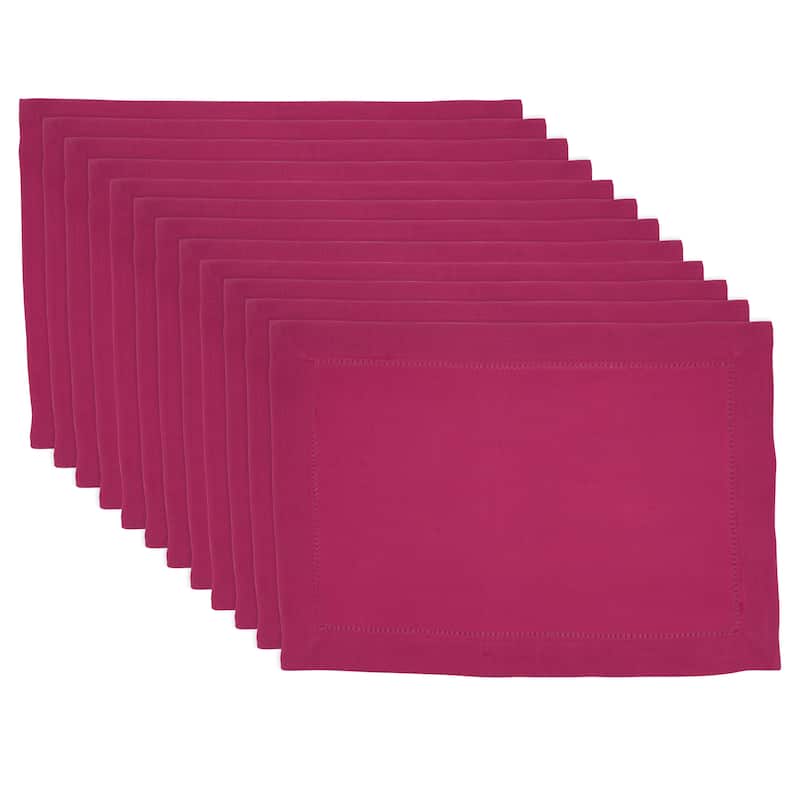 Classic Hemstitch Border Placemat (Set of 12)