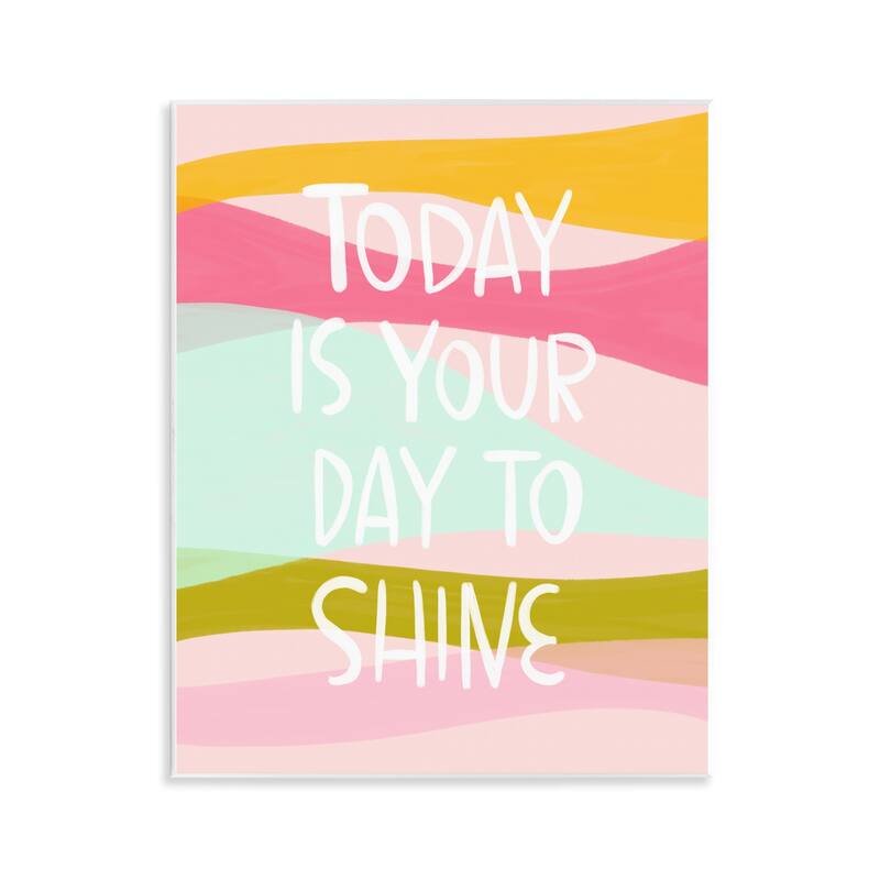 Stupell Pastel Day To Shine Wall Plaque Art Design By Mandy Ford Art + Illustration - 11 x 14