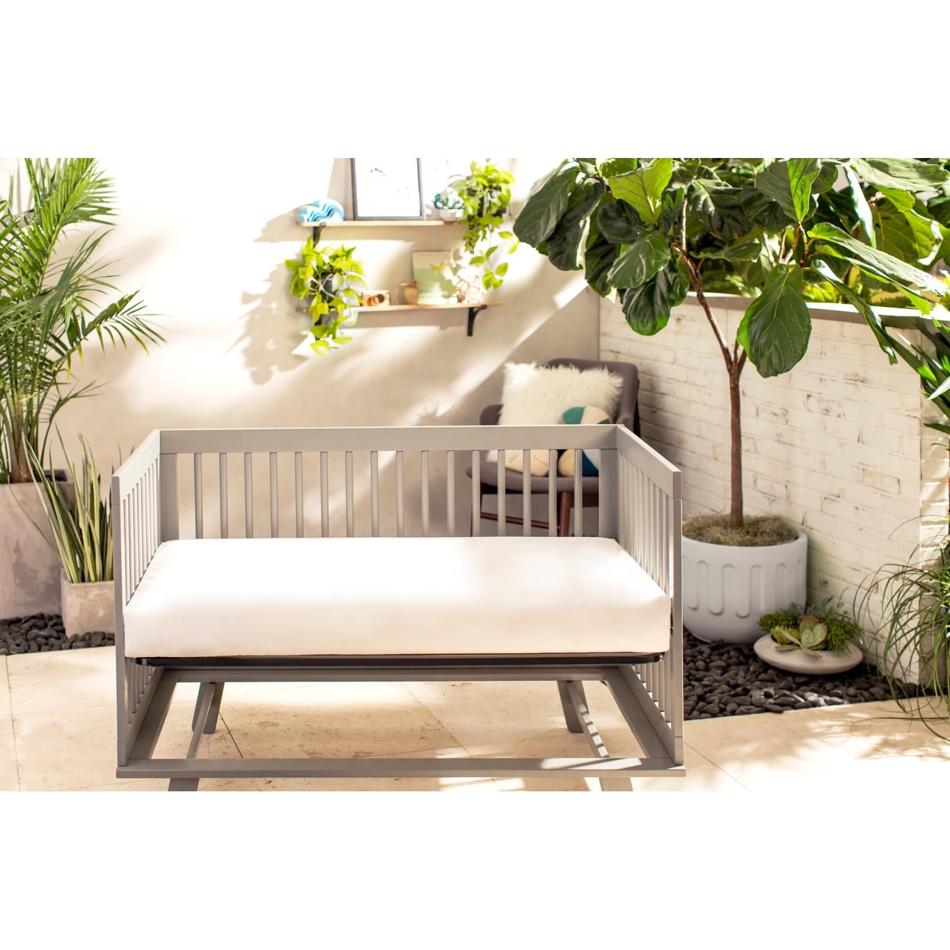 Naturepedic Organic Classic 150 2-Stage Crib Mattress