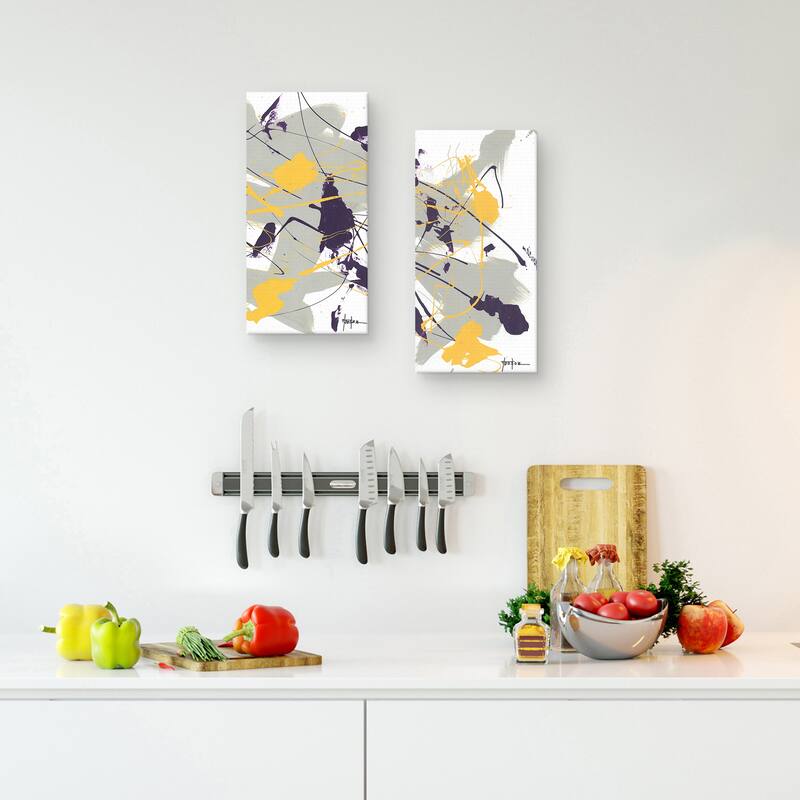 Chaos 1 & 2 by Dan Houston Canvas Art Prints