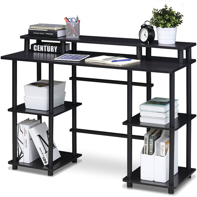Modern Computer Desk - Multipurpose Workstation for Home Office & Reading - Easy Assembly