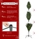 preview thumbnail 47 of 57, Glitzhome 7.5ft/9ft/11ft Pre-Lit Green Full Fir Artificial Christmas Tree with 1800/2450/3200 LEDs Simple Setup
